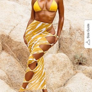 3-piece swim suit/coverup skirt